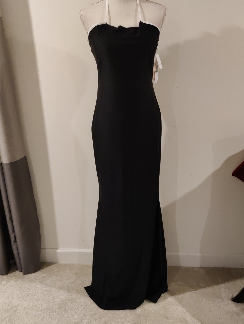 New!City Studio Black Halter Evening Gown Women Dresses Y2k Prom Luxury Chic Min